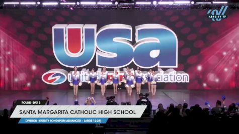 Santa Margarita Catholic High School - Varsity Song/Pom Advanced -- Large 12-23) [2023 Varsity Song/Pom Advanced -- Large 12-23) Day 3] 2023 USA Spirit & Junior Nationals/Collegiate Championships