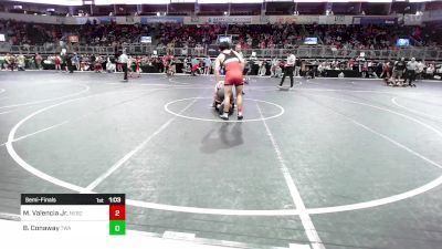 162 lbs Semifinal - Michael Valencia Jr., Nebraska Boyz vs Brock Conaway, Terminator Wrestling Academy