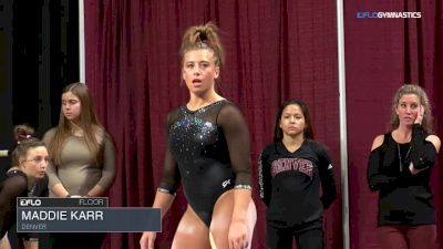 Maddie Karr - Floor, Denver - 2018 Big 12 Championship