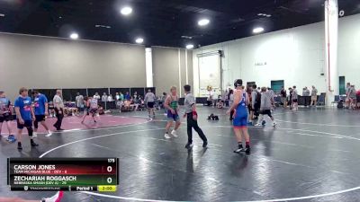 175 lbs Round 2 (6 Team) - Zechariah Roggasch, Nebraska Smash (Dev A) vs Carson Jones, Team Michigan Blue - DEV