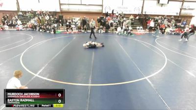 78 lbs Cons. Semi - Murdoch Jacobson, Sanderson Wrestling Academy vs Easton Radmall, Timpanogos