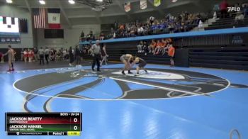 JV-24 lbs Round 3 - Jackson Beatty, Independence vs Jackson Hansel, Vinton-Shellsburg