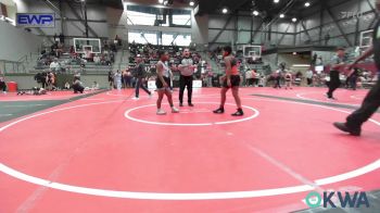 105-112HWT lbs Rr Rnd 2 - Zion Ellis, Tulsa North Mabee Stampede vs M'Kai Brown, Pitbull Wrestling Academy