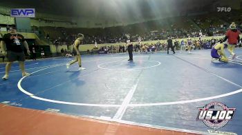 126 lbs Consi Of 4 - Braylon Freeman, Bristow Youth Wrestling vs Eli Berry, Deer Creek Wrestling Club