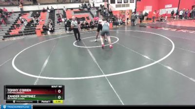 215 lbs Cons. Round 3 - Zander Martinez, BELVIDERE (COOP) vs Tommy O`Brien, Chicago (MARIST)