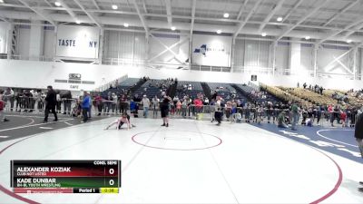 86 lbs Cons. Semi - Kade Dunbar, BH-BL Youth Wrestling vs Alexander Koziak, Club Not Listed