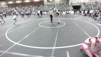 88 lbs Consolation - Dixie Huotte, Buckaroo WC vs Alayna Folsom, Willits Grapplin Pack
