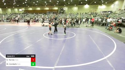 46 lbs Consi Of 4 - Dillon Torres, Truckee WC vs Mark Zumkehr, Run To Danger