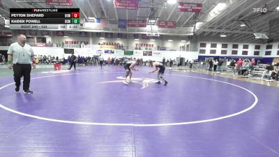 133 lbs Quarterfinal - Peyton Shepard, Central Missouri vs Kaiden Powell, Central Missouri