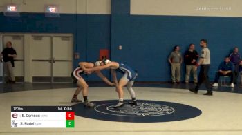 120 lbs Consolation - Ethan Comeau, Concord vs Sean Radel, Kennebunk