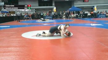 5A 175 lbs 3rd Place Match - Keelan Jackson, Moody Hs vs Aiden Hurd, A P Brewer High School