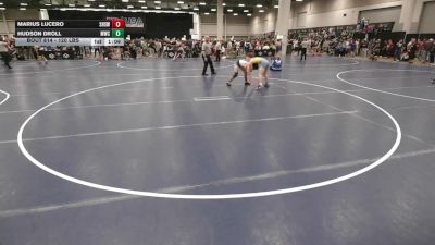 120 lbs Champ. Rd Of 128 - Hudson Droll, Mandan Wrestling Club vs Marius Lucero, Socorro High School Wrestling