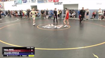 144 lbs Cons. Semi - Richard Strom Iii, Pioneer Grappling Academy vs Paul Minke, Anchor Kings Wrestling Club