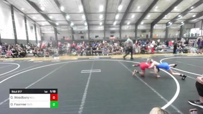 81 lbs Quarterfinal - Owen Woodbury, No Limits Wrestling Club vs Daisy Fournier, Outlaw WC