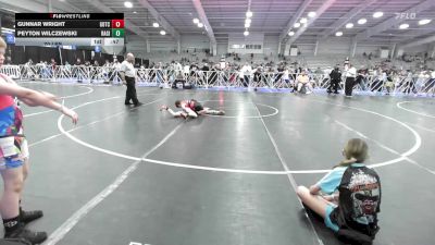 70 lbs Rr Rnd 3 - Gunnar Wright, Gotcha-219 vs Peyton Wilczewski, Ragin Raisins Niagara ES