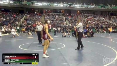 2A 113 lbs Quarterfinal - Josh Miller, Seaforth vs Isaiah Pittman, Newton Conover