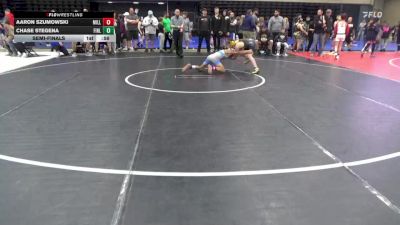 98 lbs Semifinal - Aaron Szumowski, Millstone vs Chase Stegena, Finleyville