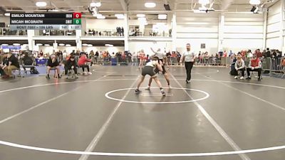 106 lbs Round Of 32 - Emilio Mountain, Iron Faith WC vs Micah Mcgrath, Smittys Wrestling Barn