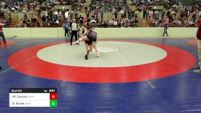 105 lbs Consi Of 8 #2 - Matthew Doucet, Morris Fitness Wrestling Club vs Bentley Burke, Garage Grapplers Wrestling