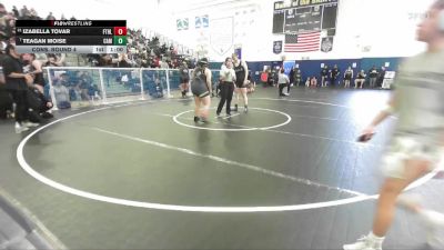 190 lbs Cons. Round 4 - Izabella Tovar, Foothill (Santa Ana) vs Teagan Moise, Camarillo