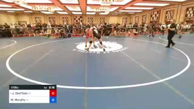 170 lbs 3rd Place - Jacob Zearfoss, Nj vs Michael Murphy, Nj