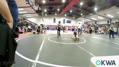 60 lbs Consolation - Rowen Hockett, Caney Valley Wrestling vs Boomer Stevens, Coweta Tiger Wrestling