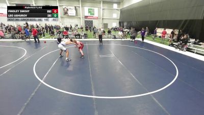 Junior Boys - 165 lbs Cons. Round 1 - Leo Ashurov, Spartan Mat Club vs Findley Smout, Wave Wrestling Club