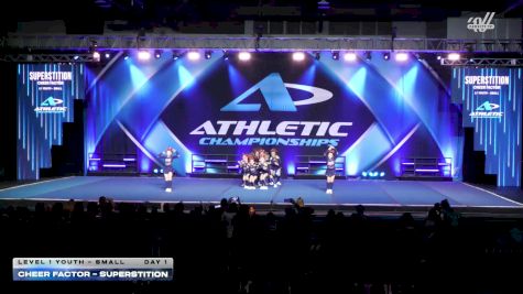 CheerFactor - Superstition [2026 L1 Youth - Small Day 1] 2026 Athletic Championships Grand Nationals