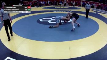 D1-106 lbs Champ. Round 1 - Tyler Swaney, Springboro vs Dominic Difilippo, Medina