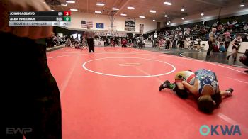 57-61 lbs Rr Rnd 3 - Jonah Aguayo, Grove Takedown Club vs Alex Freeman, Muskogee Rougher Youth Wrestling