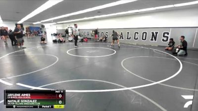 190 lbs Semifinal - Jaylene Aimes, La Quinta High School vs Natalie Gonzalez, Victor Villains Wrestling Club