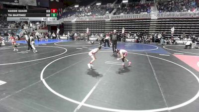 64 lbs Final - Kassie Quade, Heights Wrestling Club MT vs Tia Martinez, Independent