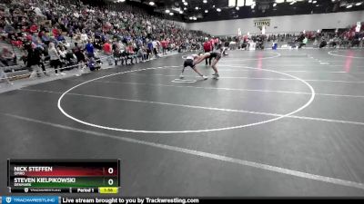 165 lbs Champ. Round 2 - Nick Steffen, Omro vs Steven Kielpikowski, Denmark