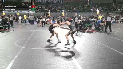 98 lbs Semifinal - Aiden Leotta, Rhino Wrestling vs Travis Kest, Bitteto Trained Wrestling