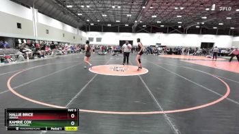 105B Cons. Round 2 - Hallie Brice, Odessa vs Kamrie Cox, Canyon Randall