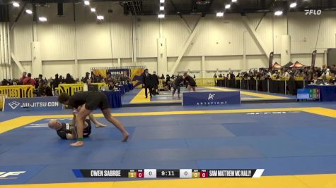 Sam Matthew Mc Nally vs Owen Sabroe 2024 World IBJJF Jiu-Jitsu No-Gi Championship