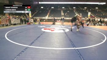 4A-285 lbs Semifinal - Landon Smith, Kelly Walsh vs Grant Thomson, Star Valley