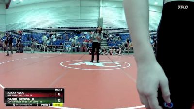 117 lbs Round 5 (6 Team) - Xavier Flores, Center Grove Wrestling Club vs Cameron McGuire, HSE Wrestling Club