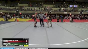 110 lbs Semifinal - Liam Carey, Sarbacker Wrestling Academy vs Braxton Heitritter, Ironhawk