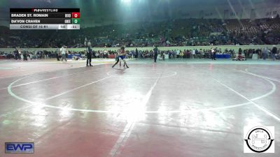 96 lbs Consi Of 16 #1 - Braden St. Romain, Bixby vs Da'Von Craven, Greenwood Wrestling Academy