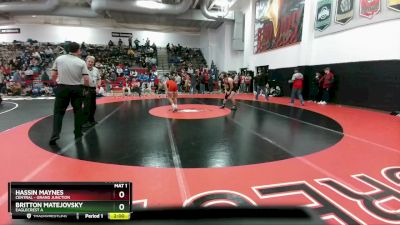 150 lbs Champ. Round 2 - Hassin Maynes, Central - Grand Junction vs Britton Matejovsky, Eaglecrest A