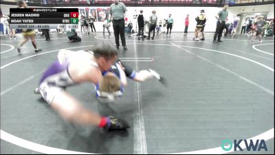 85 lbs Final - Jessen Madrid, Chickasha Youth Wrestling vs Noah Yates, Newcastle Youth Wrestling