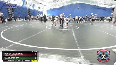 85 lbs Round 3 (4 Team) - Payten Jagodzinski, Girls With Grit vs Olivia Worden, Queens Of Chaos