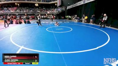 5A 100 lbs Quarterfinal - Zurri Zamora, Amarillo Tascosa vs Heidi Caprio, Northwest