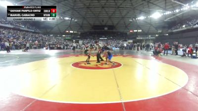 Boys 3A 106 lbs Champ. Round 3 - Manuel Camacho, Mount Vernon vs Giovani Panfilo-Ortiz, Sedro-Woolley