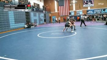 126 lbs Cons. Round 2 - Wendell Maw, Fremont vs Camden Caufield, Roy