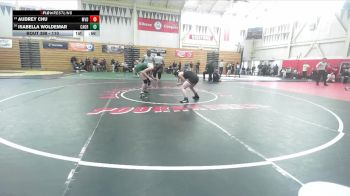 110 lbs Cons. Round 3 - Isabella Woldemar, Casa Grande vs Audrey Chu, Monte Vista (Danville)