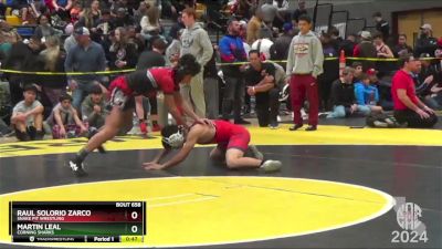 116 lbs Cons. Round 3 - Martin Leal, CORNING SHARKS vs Raul Solorio Zarco, Snake Pit Wrestling