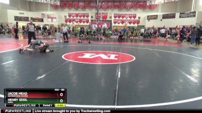 80 lbs Cons. Round 4 - Henry Seidl, ANML vs Jacob Mead, Watertown-mayer