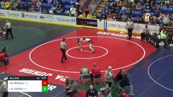 103 lbs Round Of 16 - Mason Whitney, Abington Heights vs Austin Carfley, Bishop McCort